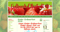 Desktop Screenshot of erdbeerhof-nuestedt.de